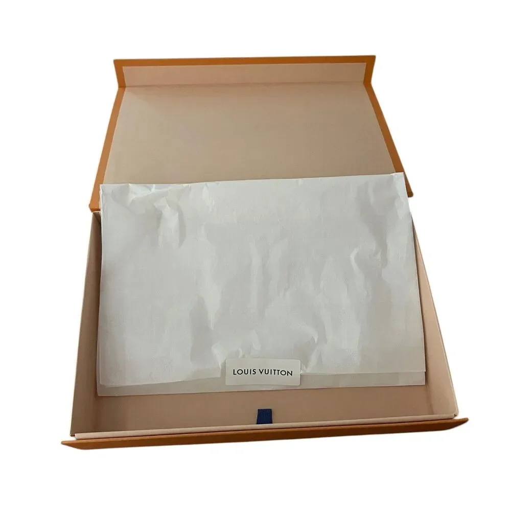 Louis Vuitton Authentic Empty Gift Box Women's One Size Yellow Tissue Paper Logo